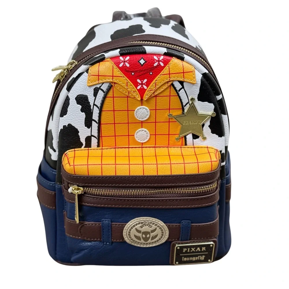 NWT Loungefly HARD TAG Disney Sheriff Wood Toy Story Mini Backpack Bag Purse